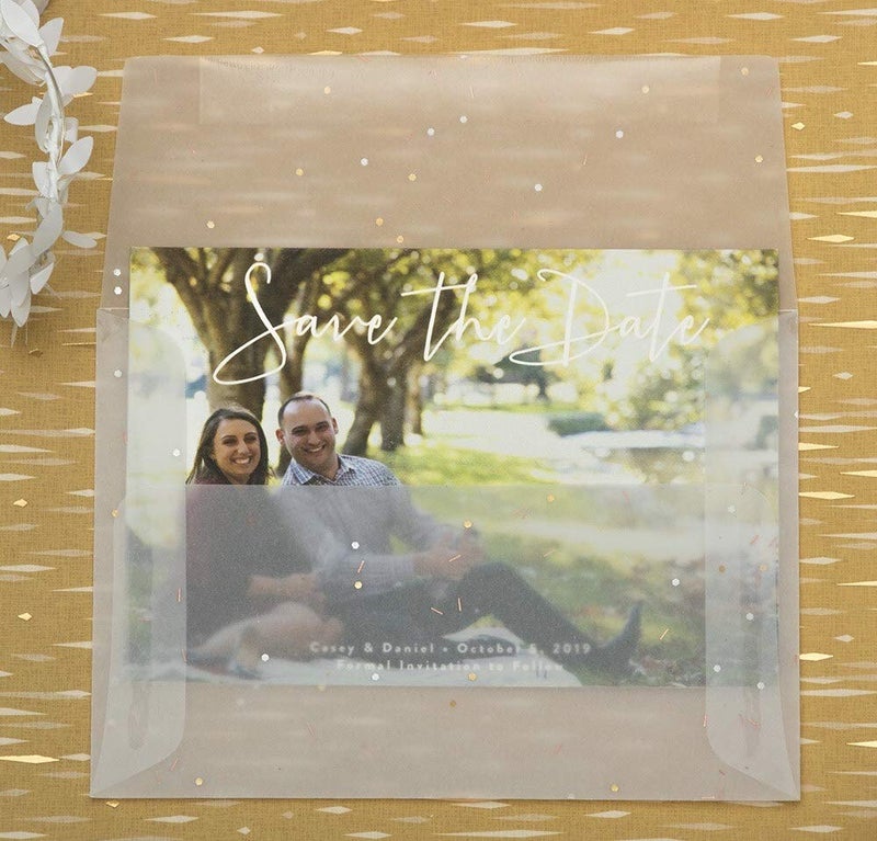 JAM Paper أظرف فلامينغو شفافة بحجم 9 x 12 بوصة - واضحة - 25/عبوة - Image 3